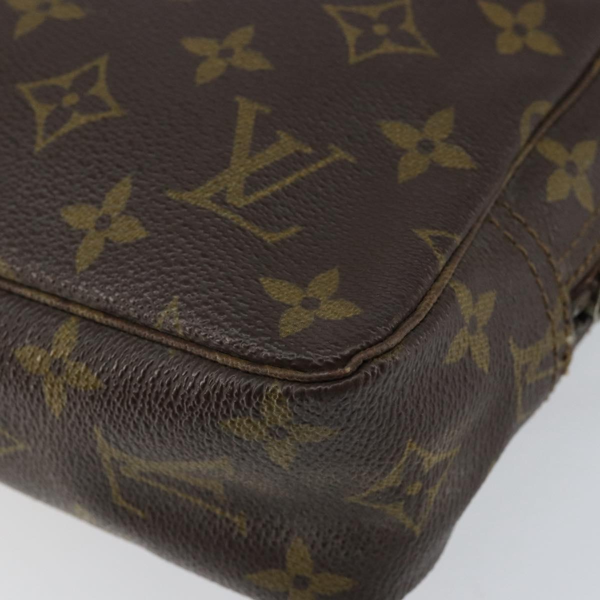 LOUIS VUITTON Monogram Trousse Toilette 23 Clutch Bag M47524 LV Auth th6508