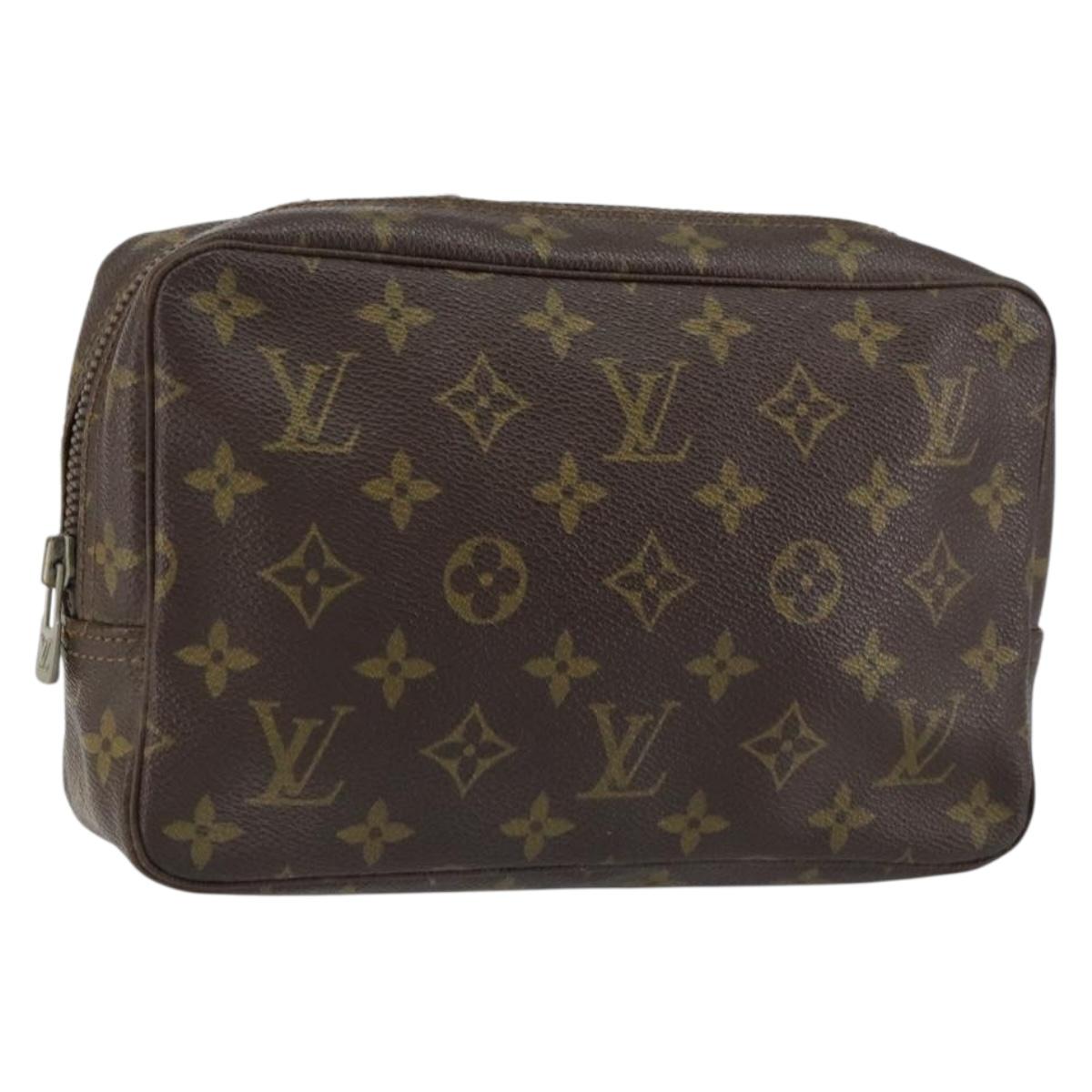 LOUIS VUITTON Monogram Trousse Toilette 23 Clutch Bag M47524 LV Auth th6508