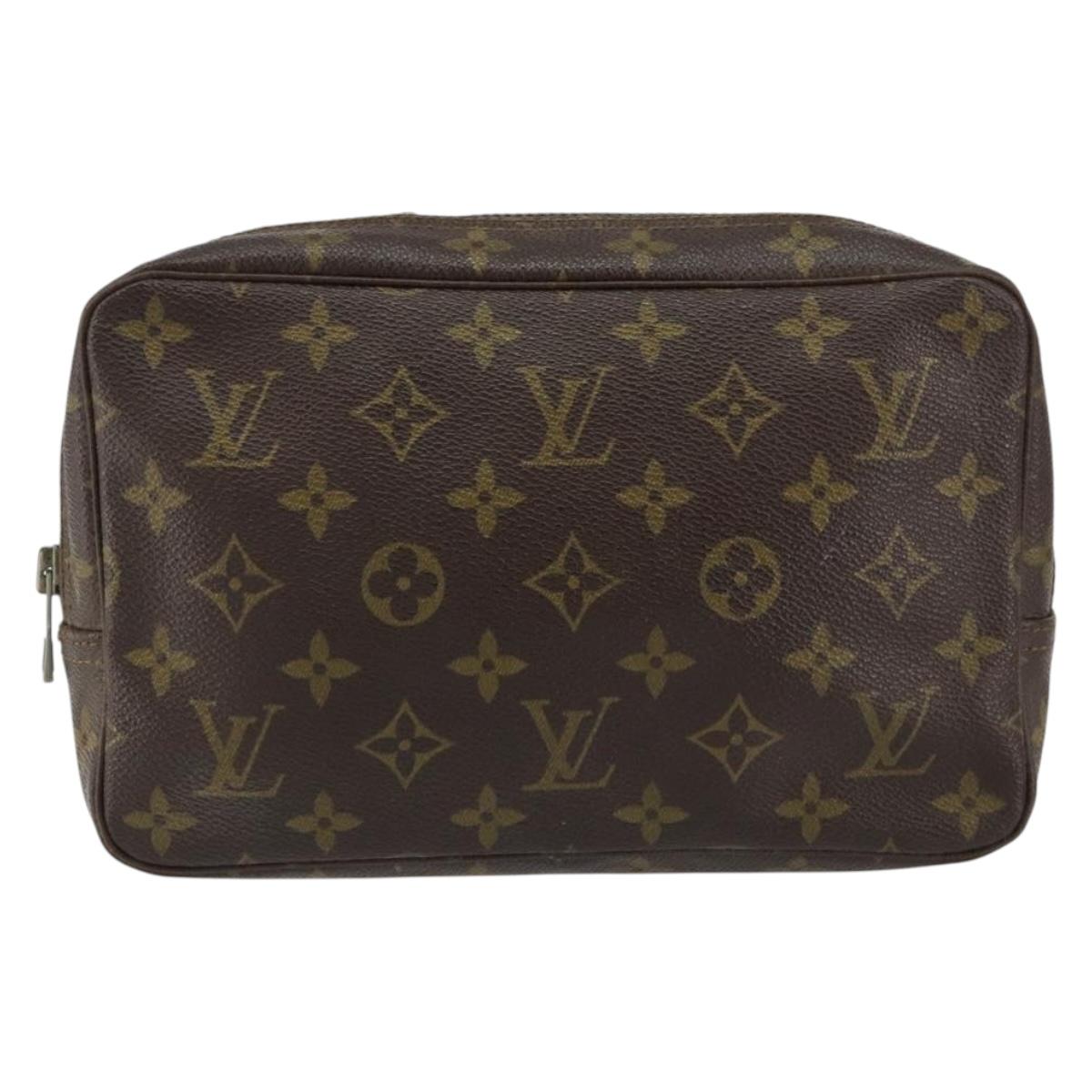 LOUIS VUITTON Monogram Trousse Toilette 23 Clutch Bag M47524 LV Auth th6508