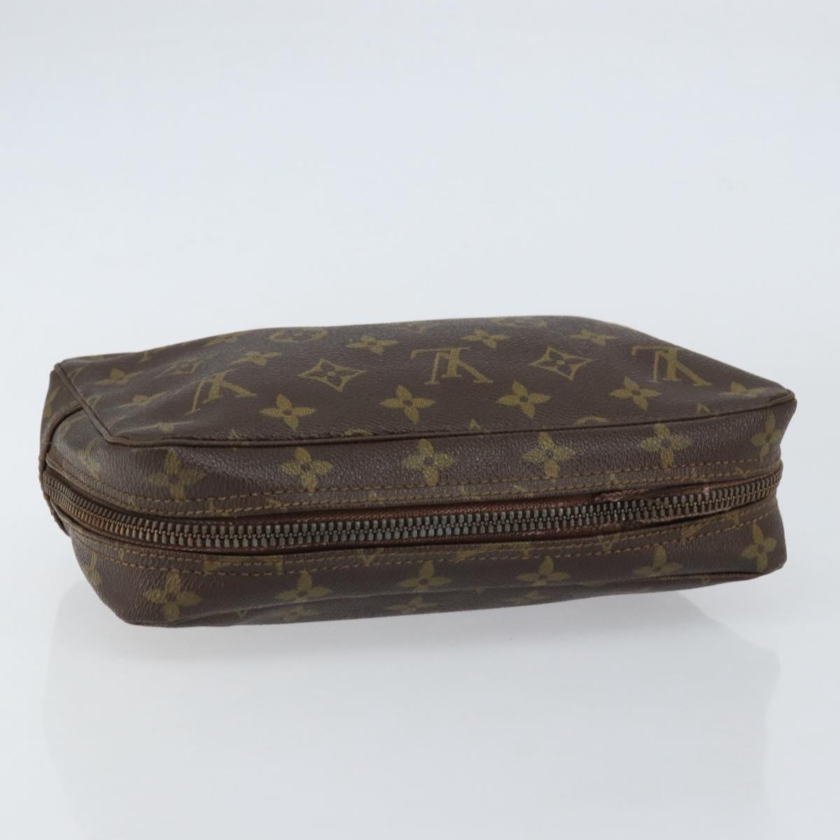 LOUIS VUITTON Monogram Trousse Toilette 23 Clutch Bag M47524 LV Auth th6508