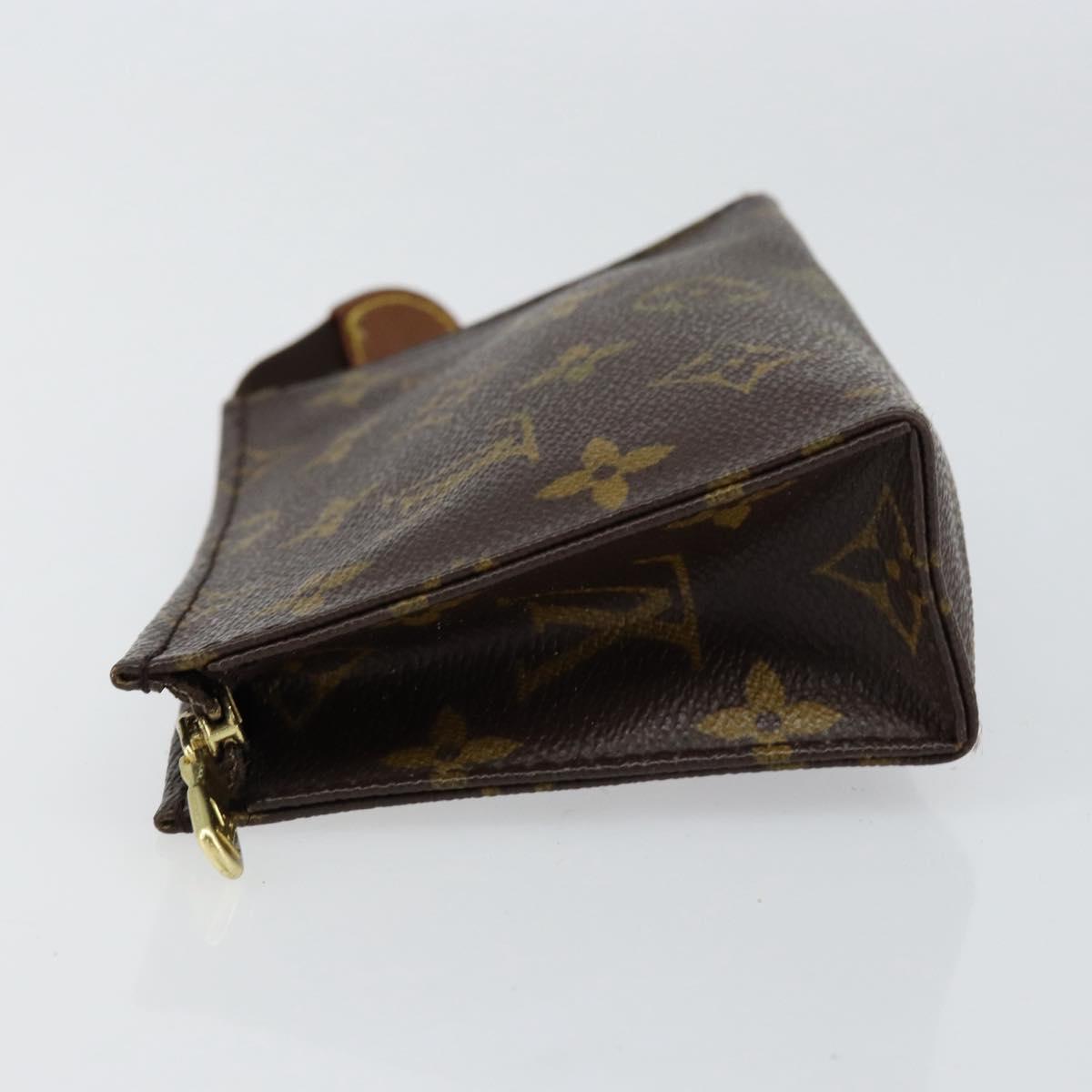 LOUIS VUITTON Monogram Poche Toilette 15 Pouch M47546 LV Auth th6509