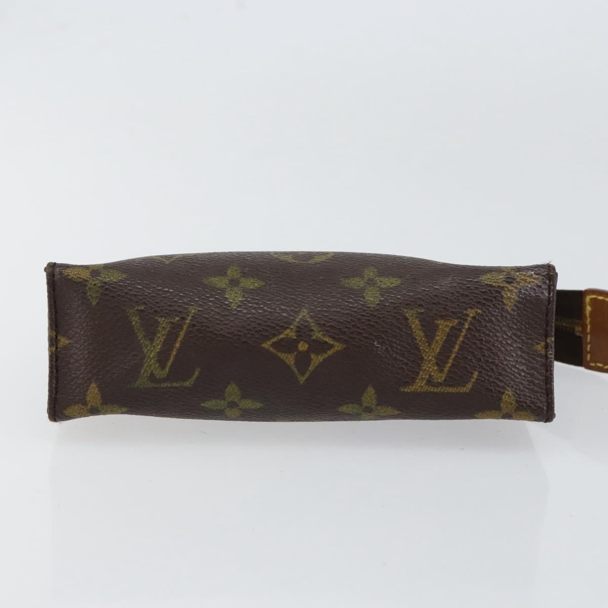 LOUIS VUITTON Monogram Poche Toilette 15 Pouch M47546 LV Auth th6509