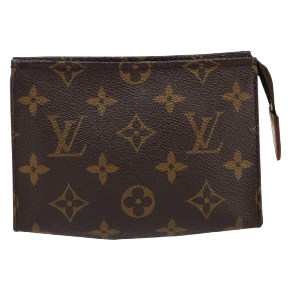 LOUIS VUITTON Monogram Poche Toilette 15 Pouch M47546 LV Auth th6510