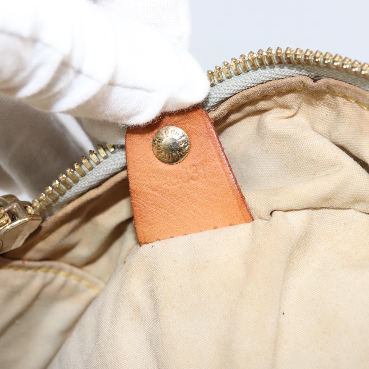 LOUIS VUITTON Monogram Mini Marie Hand Bag Blue M92003 LV Auth th6511