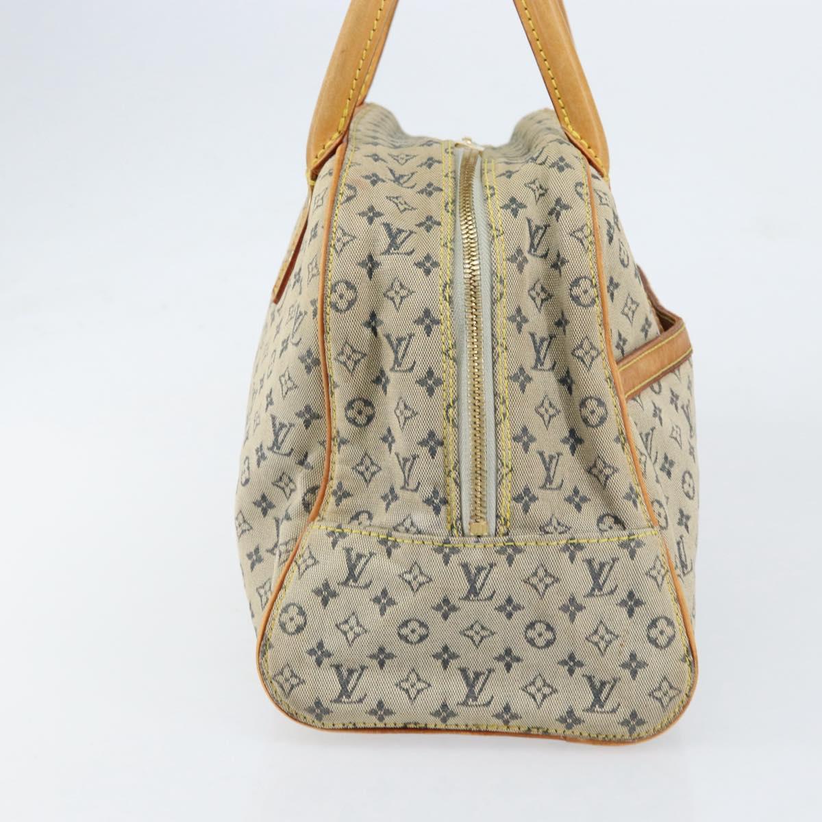 LOUIS VUITTON Monogram Mini Marie Hand Bag Blue M92003 LV Auth th6511