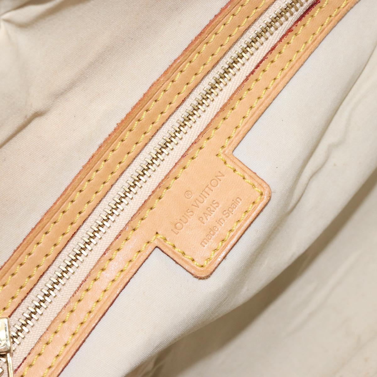 LOUIS VUITTON Monogram Mini Marie Hand Bag Blue M92003 LV Auth th6512