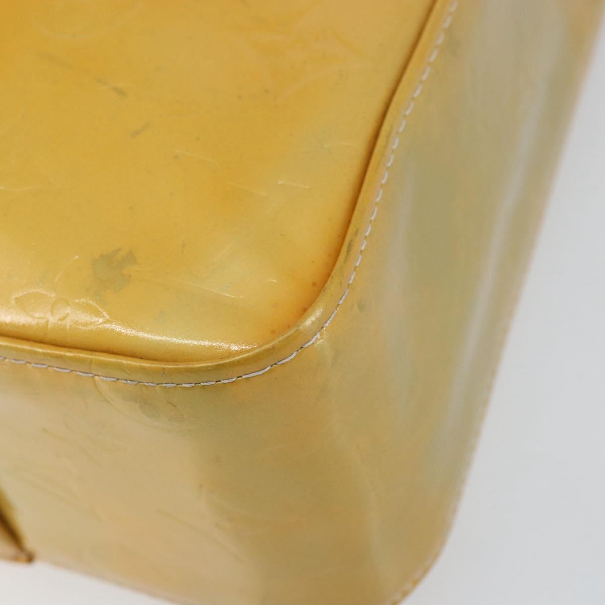 LOUIS VUITTON Monogram Vernis Columbus Tote Bag Gris M91028 LV Auth th6514