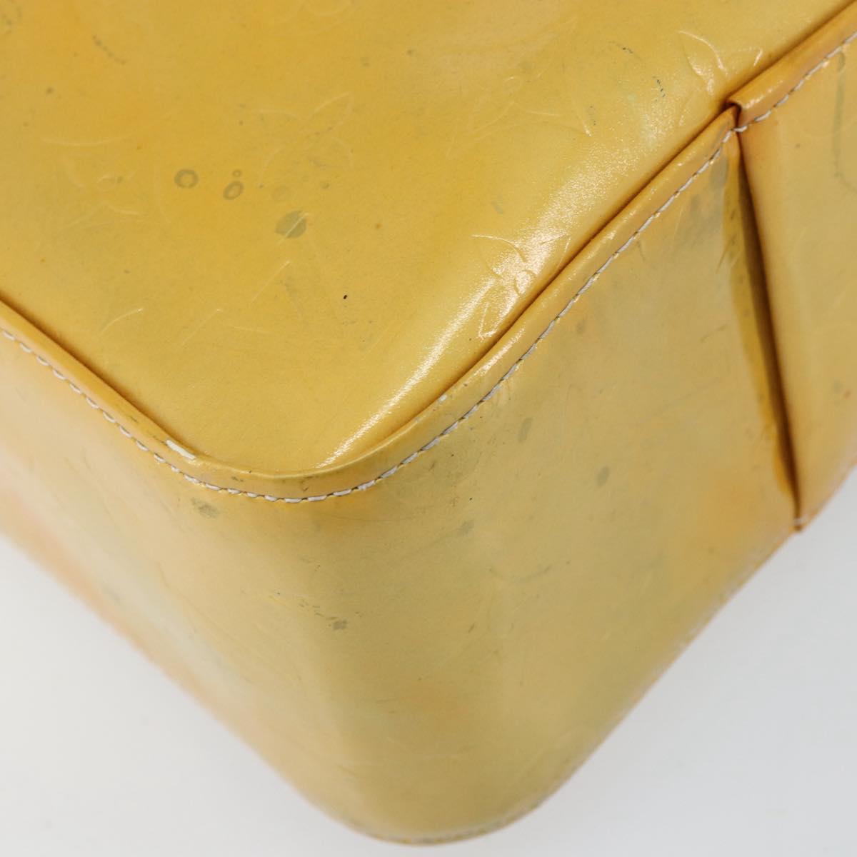 LOUIS VUITTON Monogram Vernis Columbus Tote Bag Gris M91028 LV Auth th6514