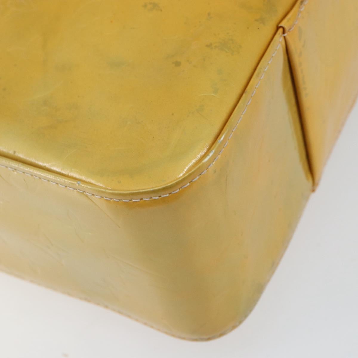 LOUIS VUITTON Monogram Vernis Columbus Tote Bag Gris M91028 LV Auth th6514