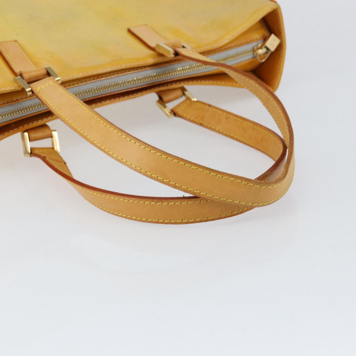 LOUIS VUITTON Monogram Vernis Columbus Tote Bag Gris M91028 LV Auth th6514