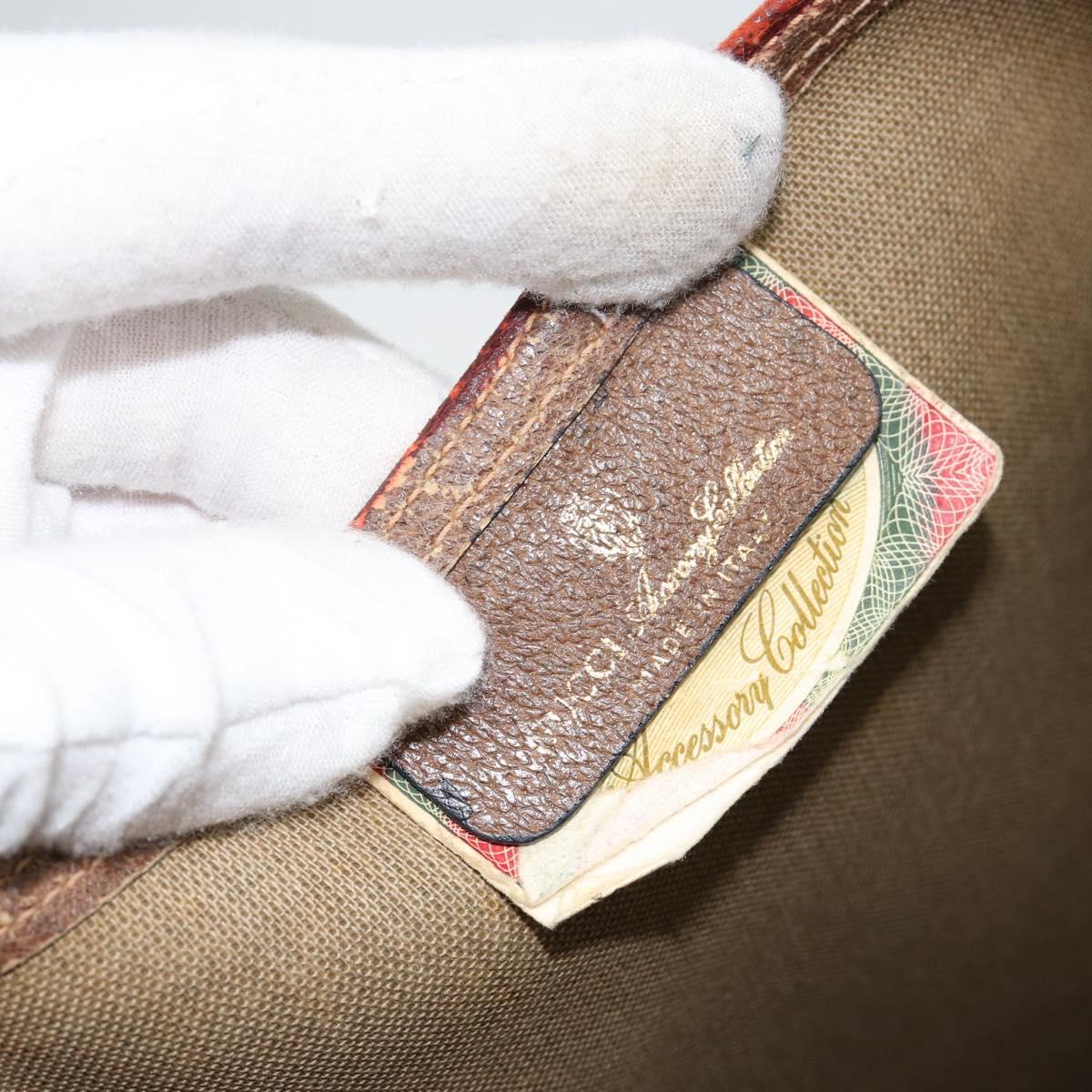 GUCCI GG Supreme Web Sherry Line Tote Bag PVC Beige Red 39 02 003 Auth th6519