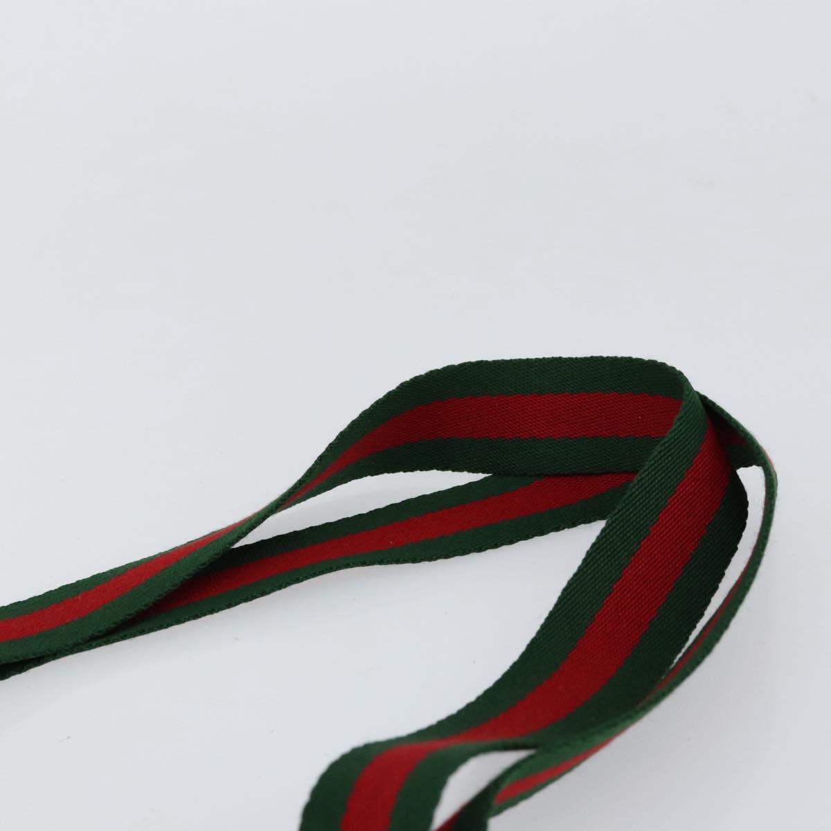 GUCCI GG Supreme Web Sherry Line Tote Bag PVC Beige Red 39 02 003 Auth th6519