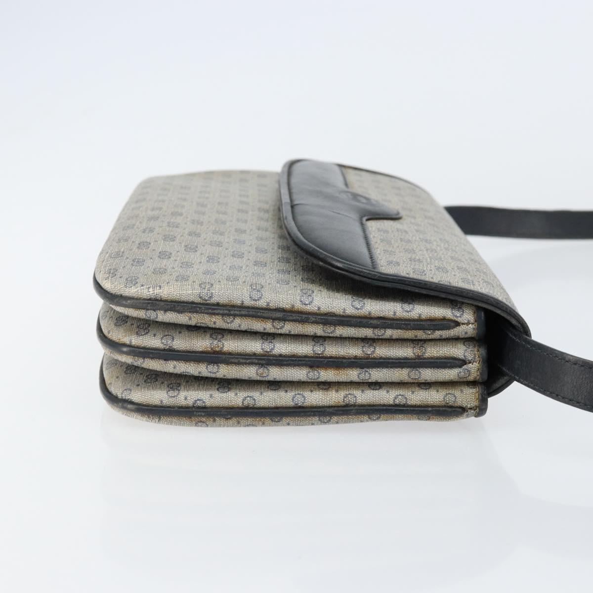 GUCCI Micro GG Supreme Shoulder Bag PVC Navy Gold 004 106 0024 Auth th6521