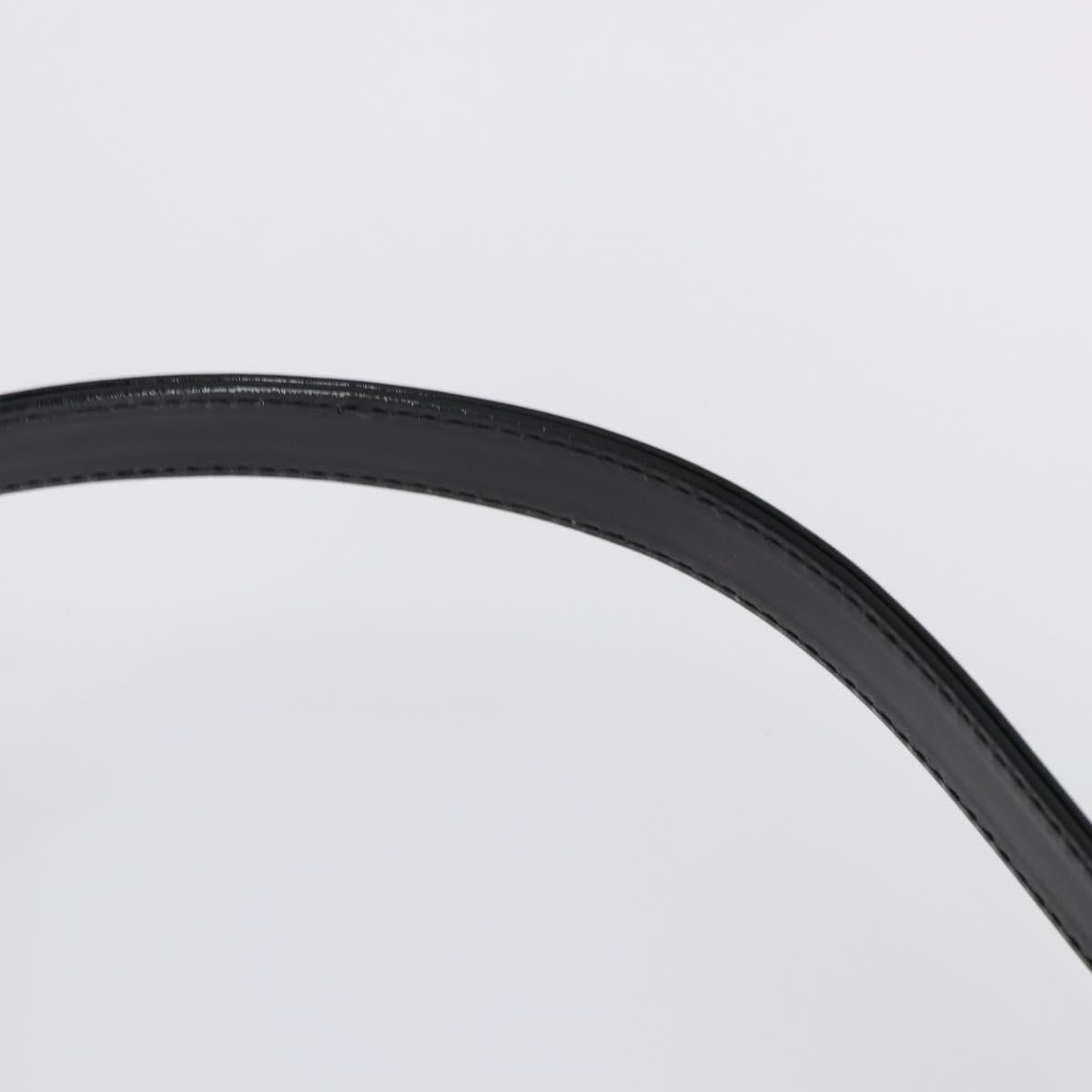 GUCCI Soho Hand Bag Enamel 2way Black Silver 000 1013 0504 Auth th6522