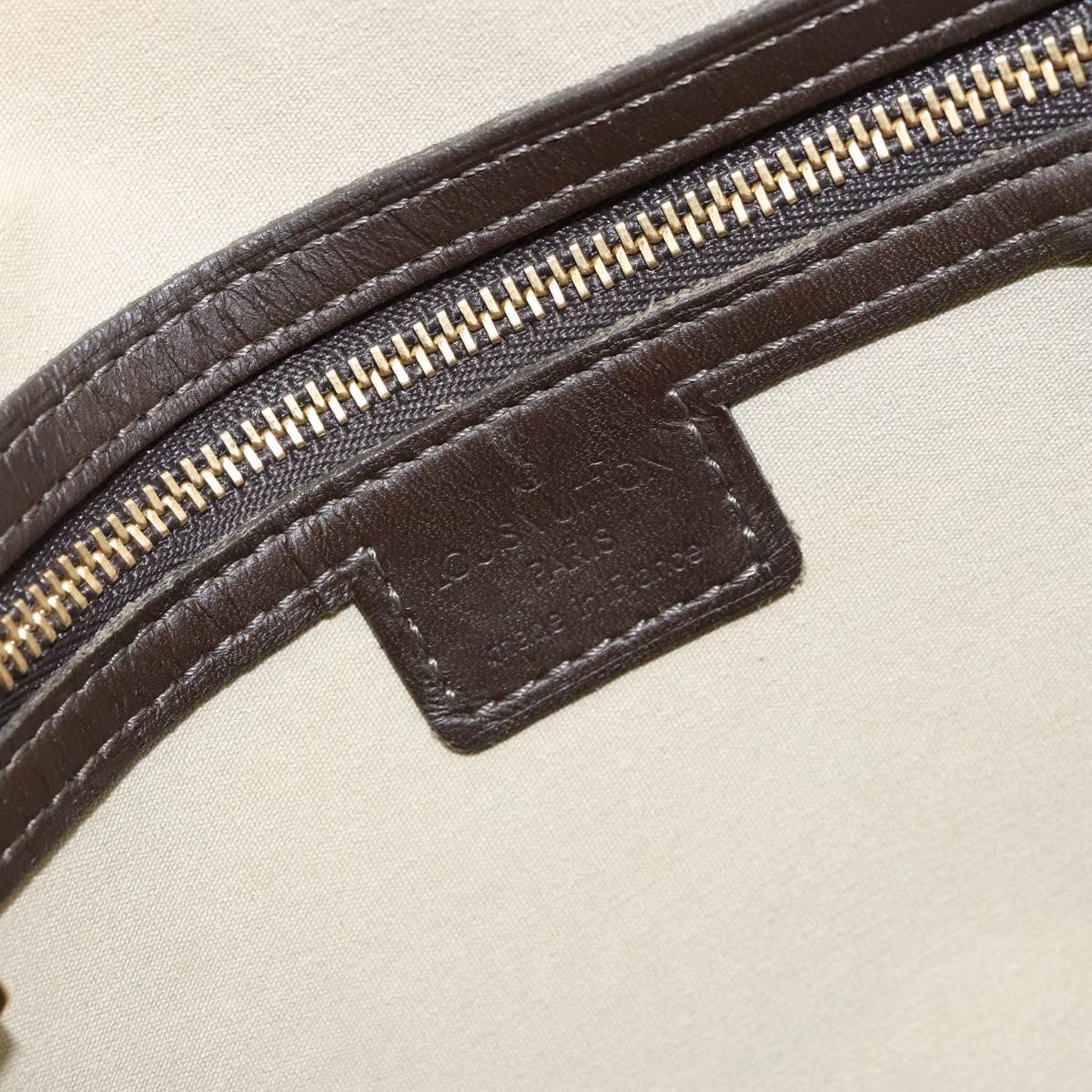 LOUIS VUITTON Monogram Mini Alma Haut Hand Bag Khaki M92203 LV Auth th6528