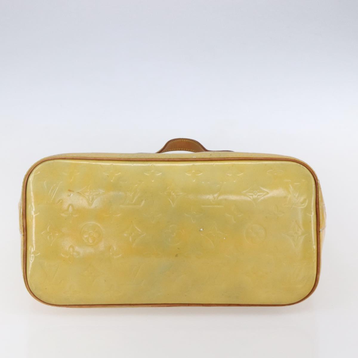 LOUIS VUITTON Monogram Vernis Houston Hand Bag Gris M91053 LV Auth th6530