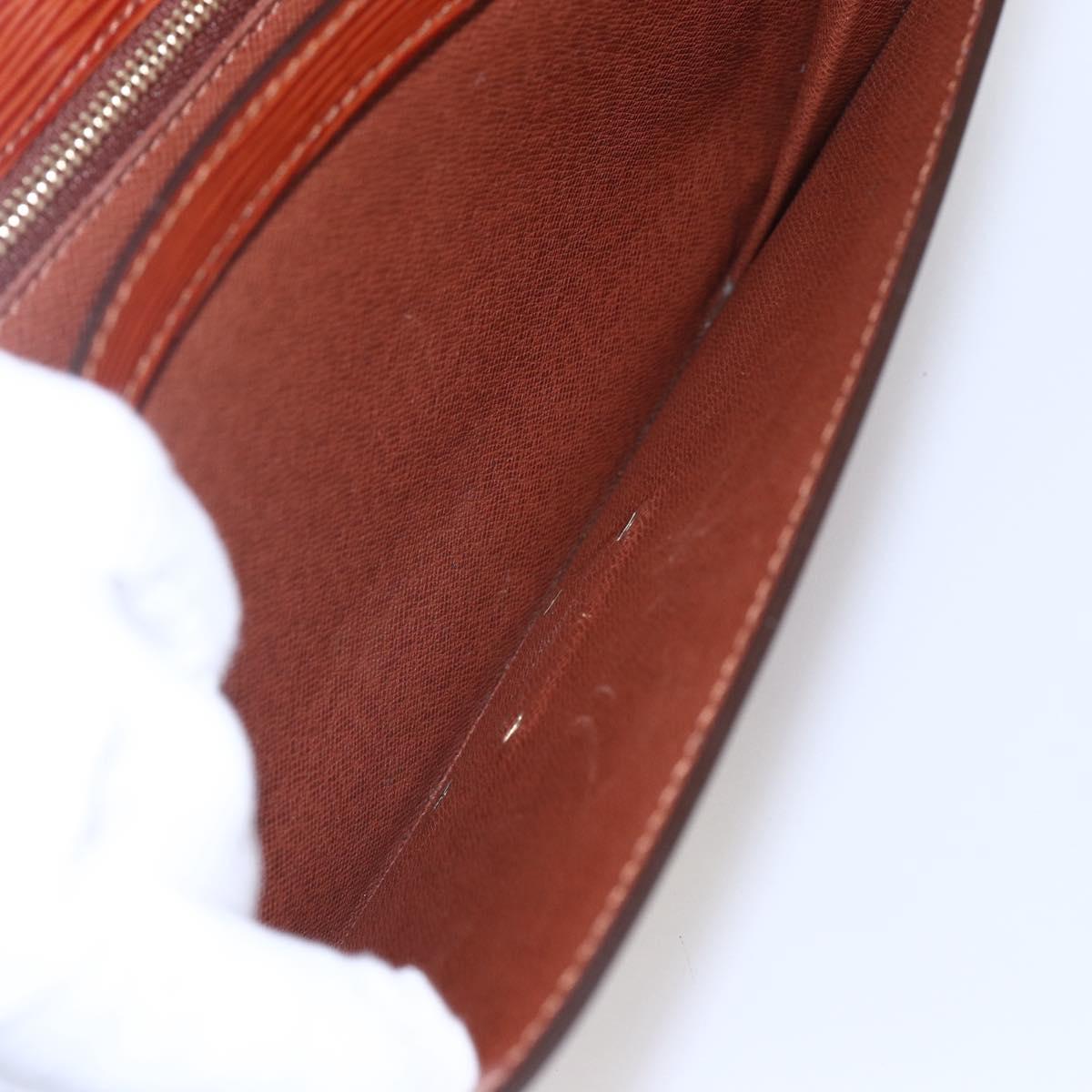 LOUIS VUITTON Epi Serie Dragonne Hand Bag Brown M52618 LV Auth th6531