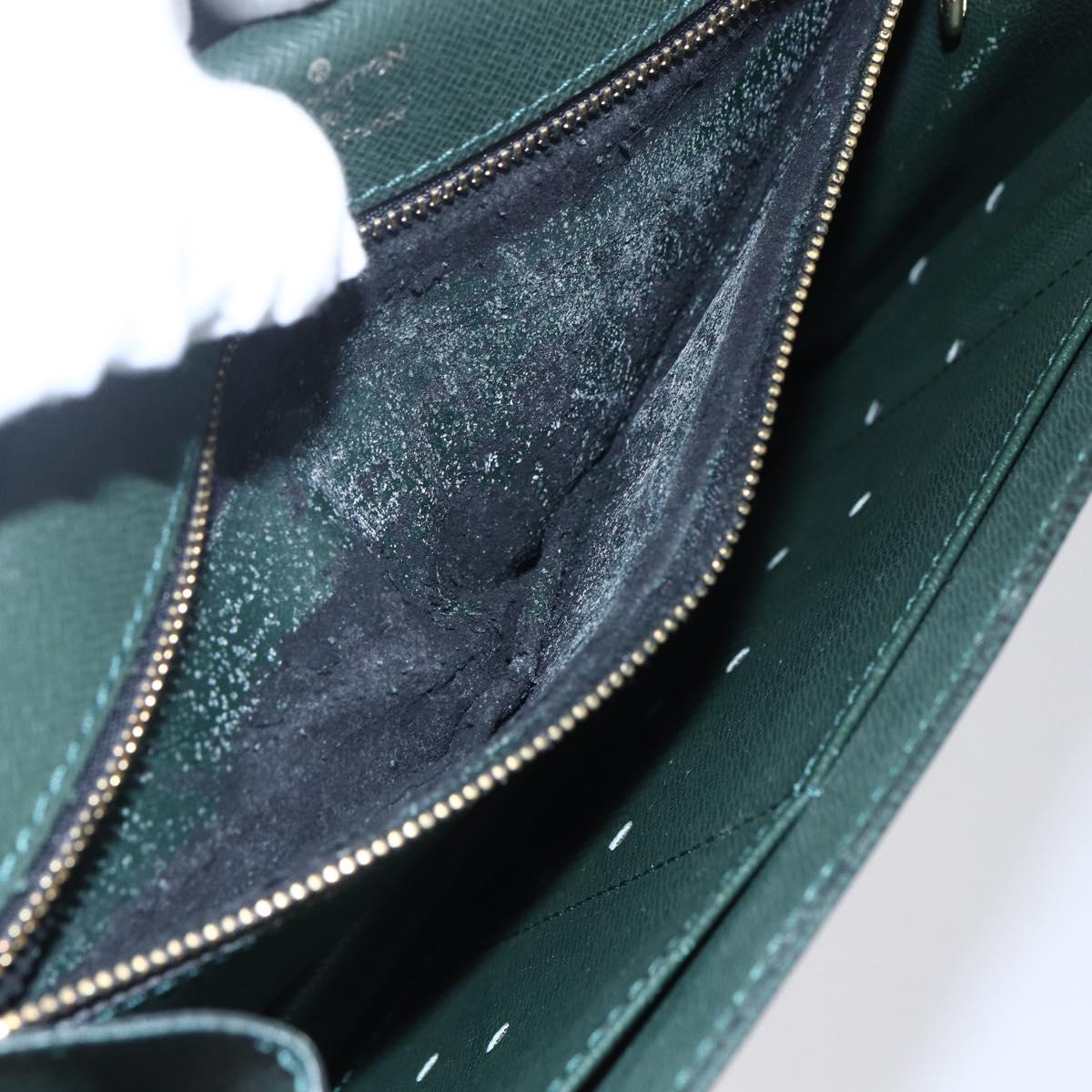 LOUIS VUITTON Taiga Pochette Kourad Clutch Bag Epicea M30194 LV Auth th6532