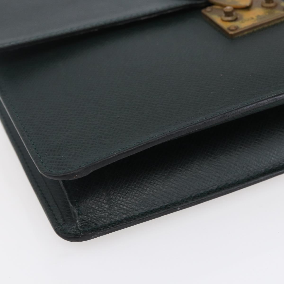 LOUIS VUITTON Taiga Pochette Kourad Clutch Bag Epicea M30194 LV Auth th6532