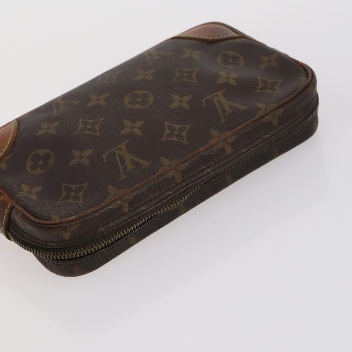 LOUIS VUITTON Monogram Clutch Bag 3 Set LV Auth th6534
