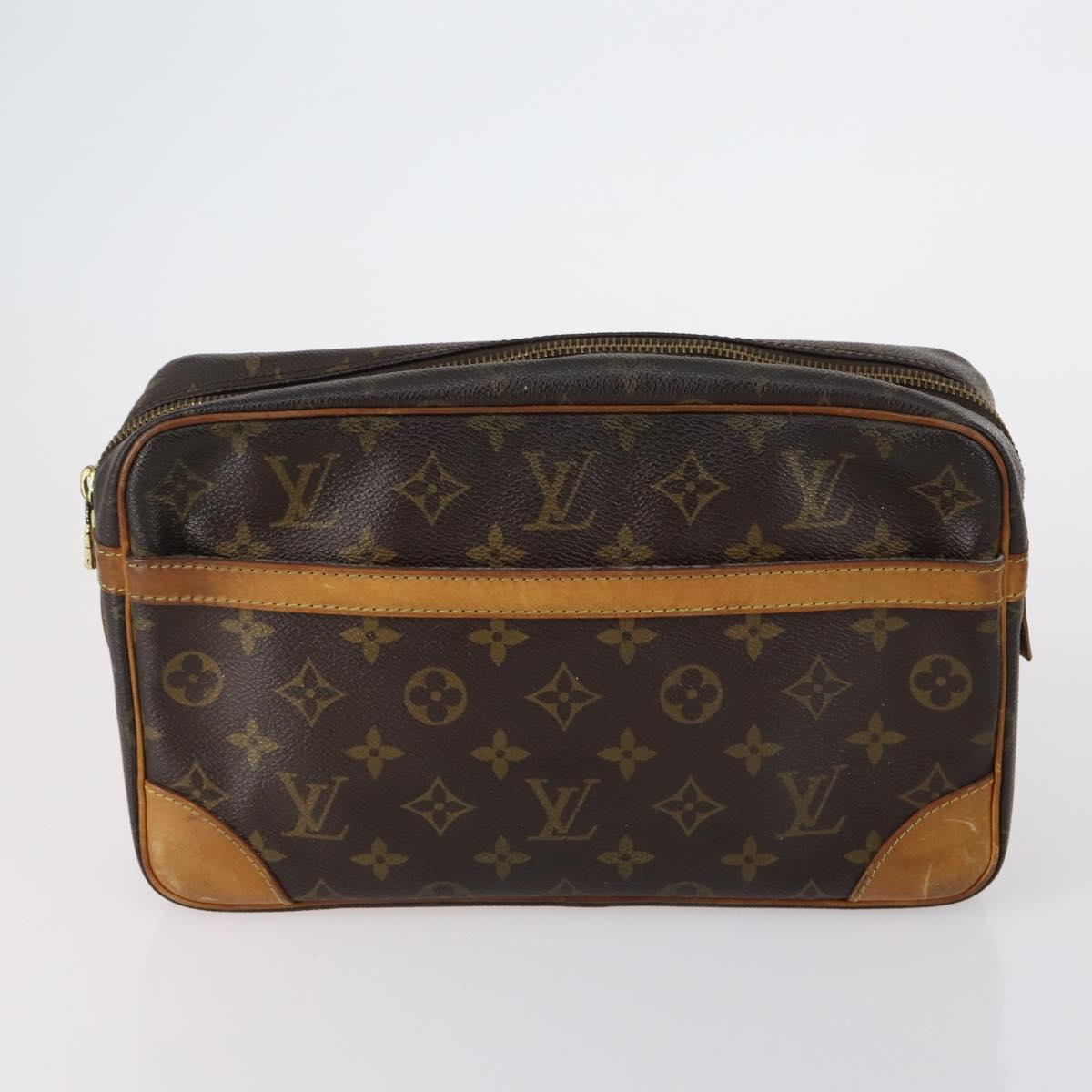 LOUIS VUITTON Monogram Clutch Bag 3 Set LV Auth th6534