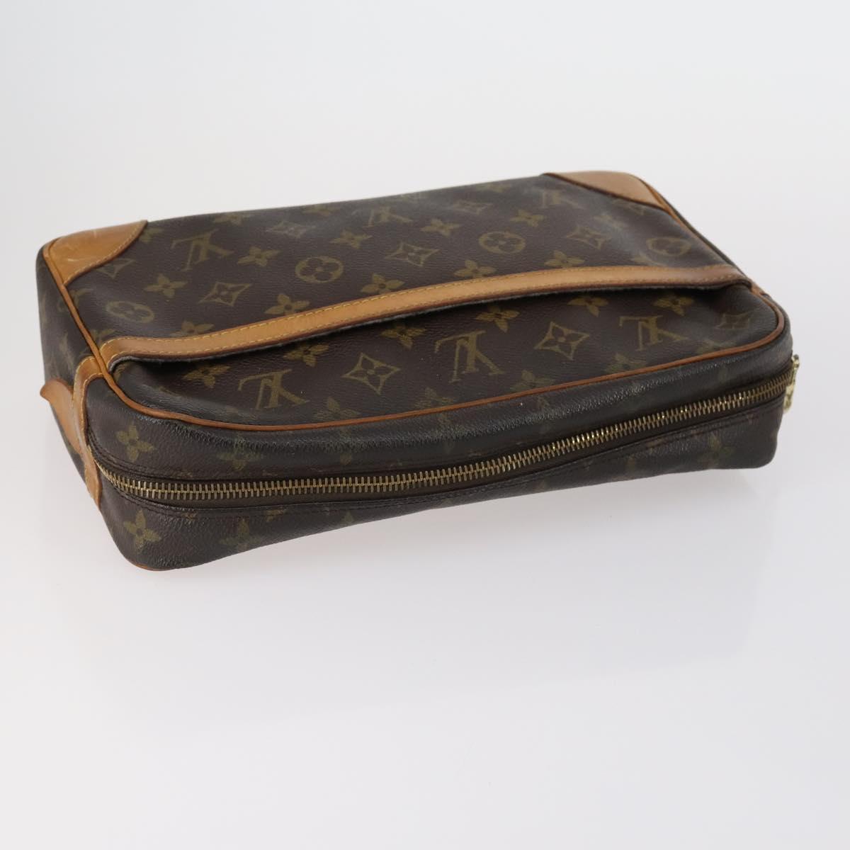 LOUIS VUITTON Monogram Clutch Bag 3 Set LV Auth th6534