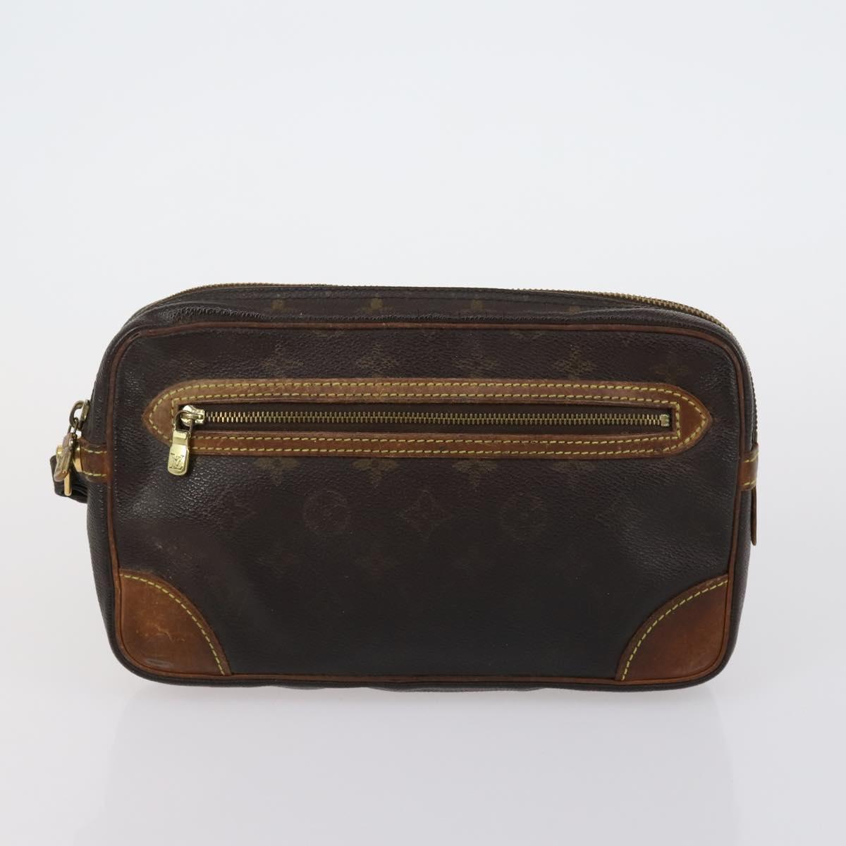 LOUIS VUITTON Monogram Clutch Bag 3 Set LV Auth th6534