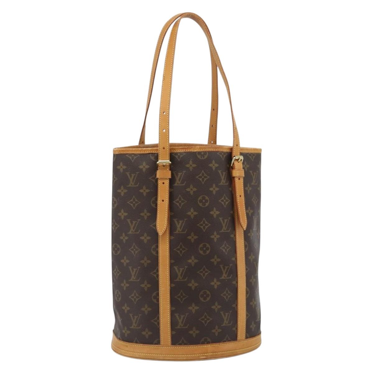 LOUIS VUITTON Monogram Bucket GM Shoulder Bag M42236 LV Auth th6535