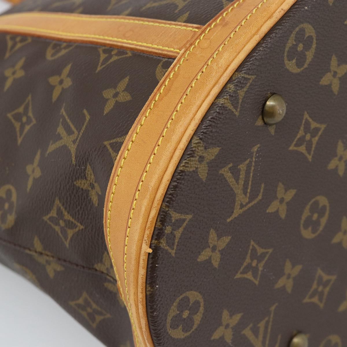 LOUIS VUITTON Monogram Bucket GM Shoulder Bag M42236 LV Auth th6535