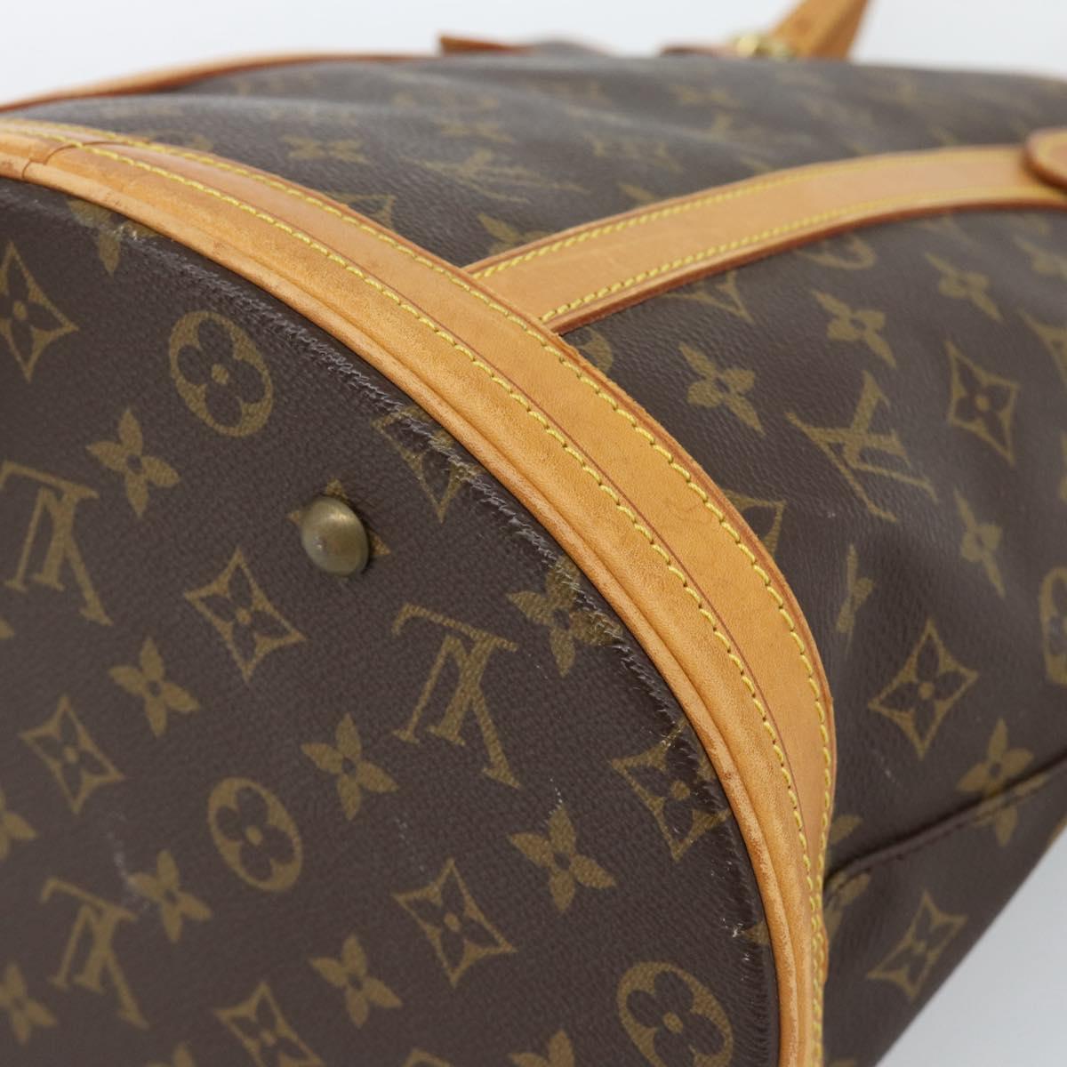 LOUIS VUITTON Monogram Bucket GM Shoulder Bag M42236 LV Auth th6535