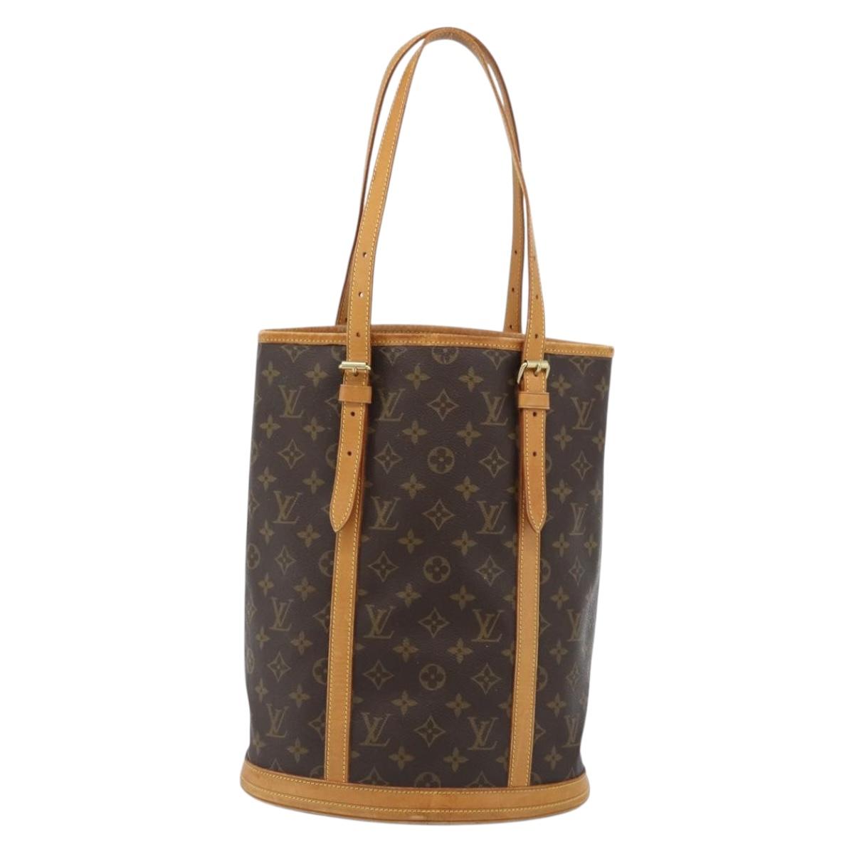 LOUIS VUITTON Monogram Bucket GM Shoulder Bag M42236 LV Auth th6535
