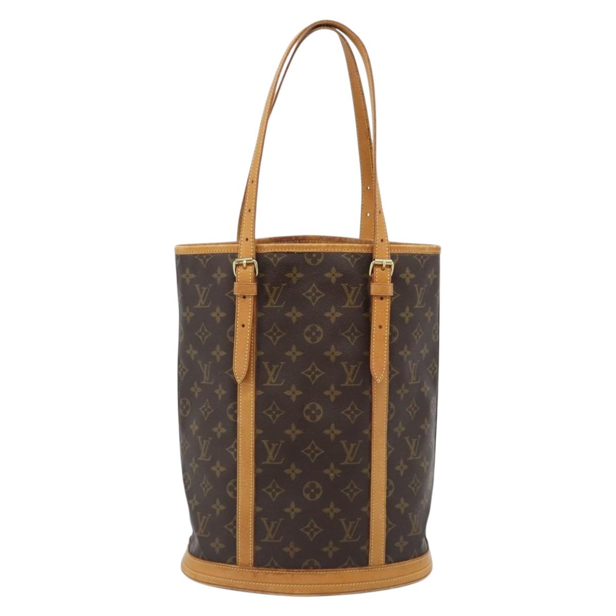 LOUIS VUITTON Monogram Bucket GM Shoulder Bag M42236 LV Auth th6535