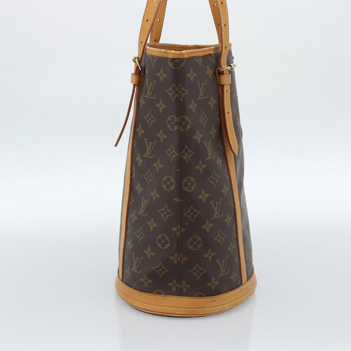 LOUIS VUITTON Monogram Bucket GM Shoulder Bag M42236 LV Auth th6535