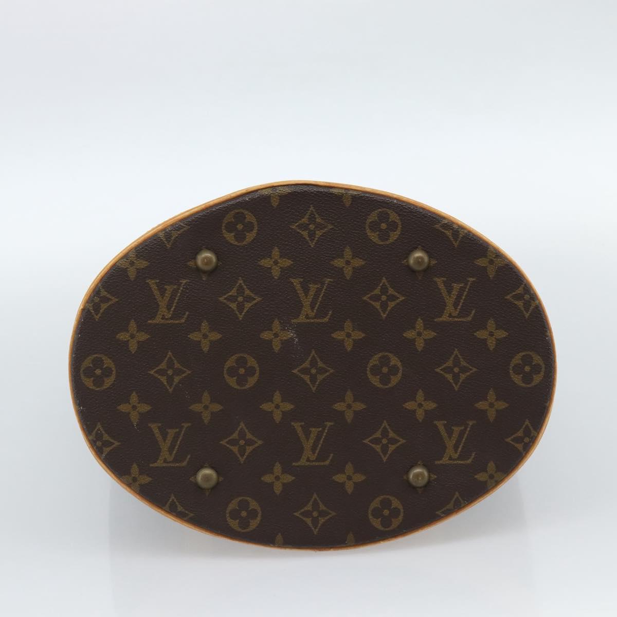 LOUIS VUITTON Monogram Bucket GM Shoulder Bag M42236 LV Auth th6535