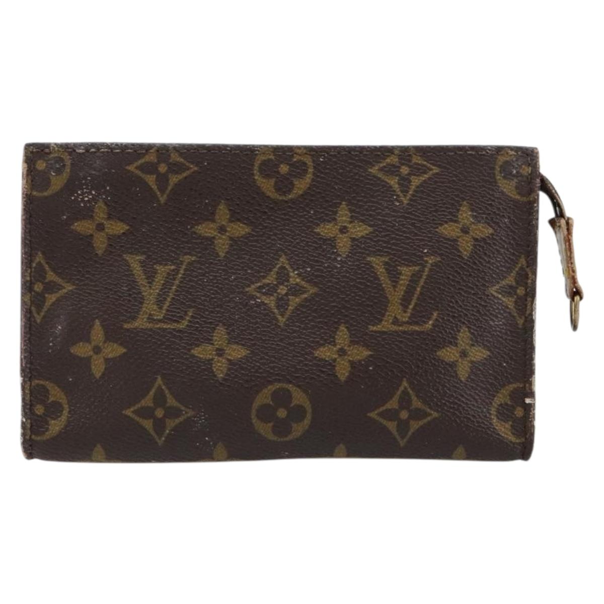 LOUIS VUITTON Monogram Bucket PM Accessory Pouch LV Auth th6536