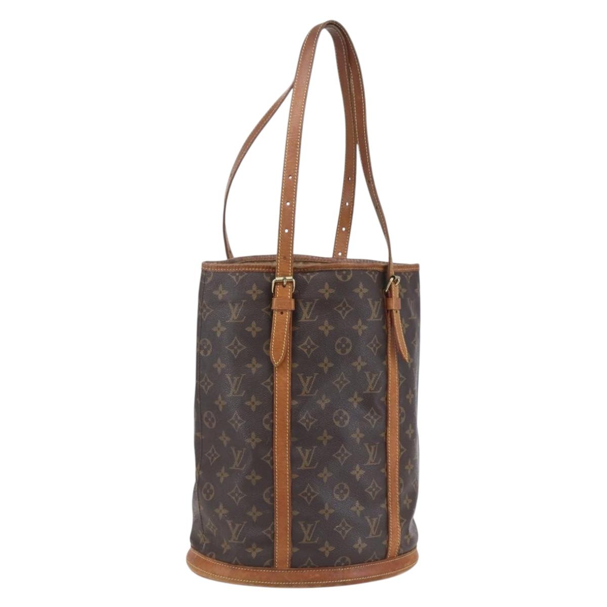 LOUIS VUITTON Monogram Bucket GM Shoulder Bag M42236 LV Auth th6537