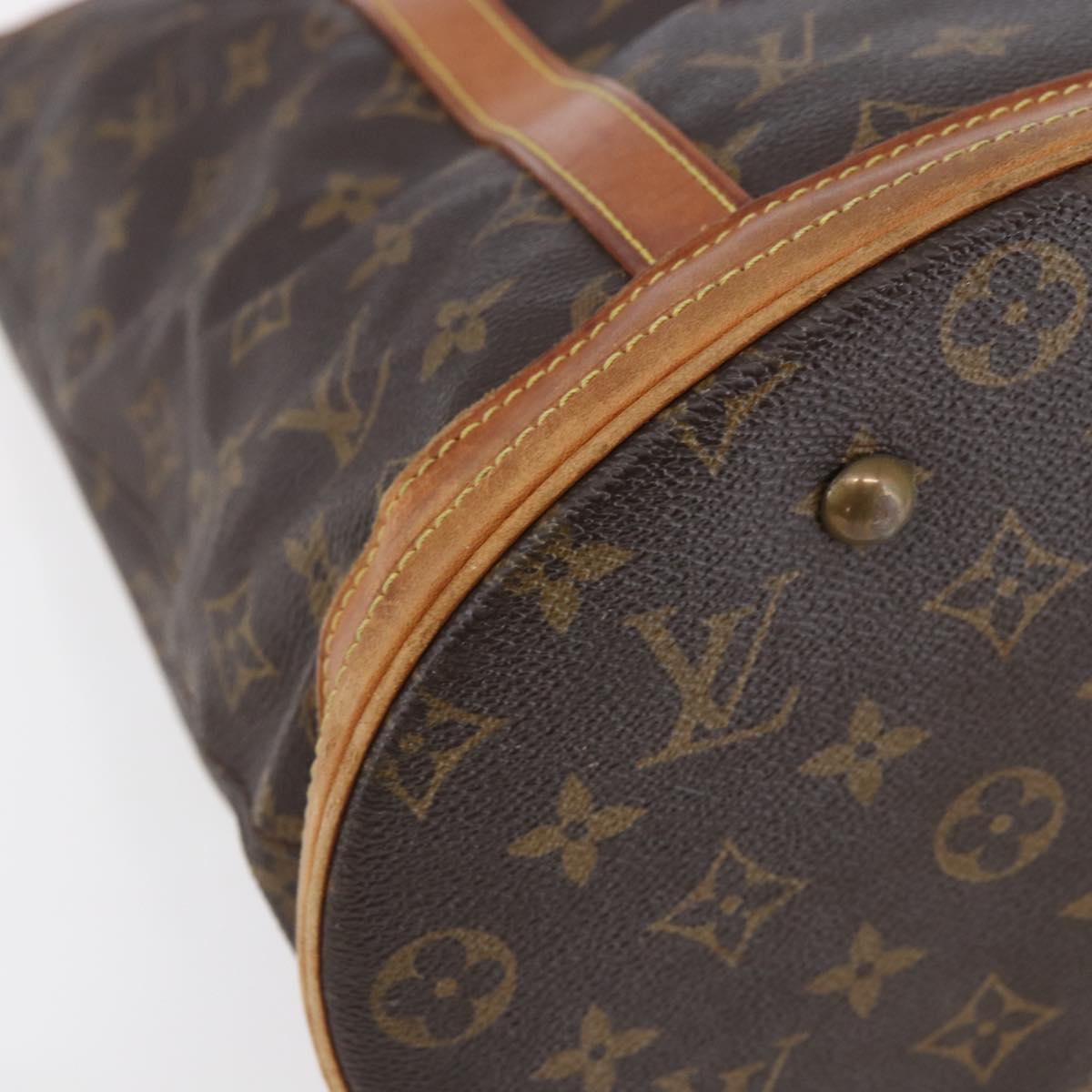 LOUIS VUITTON Monogram Bucket GM Shoulder Bag M42236 LV Auth th6537