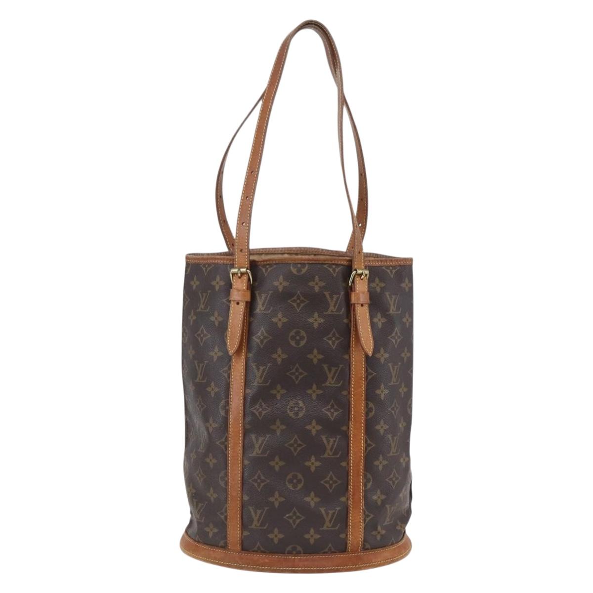 LOUIS VUITTON Monogram Bucket GM Shoulder Bag M42236 LV Auth th6537