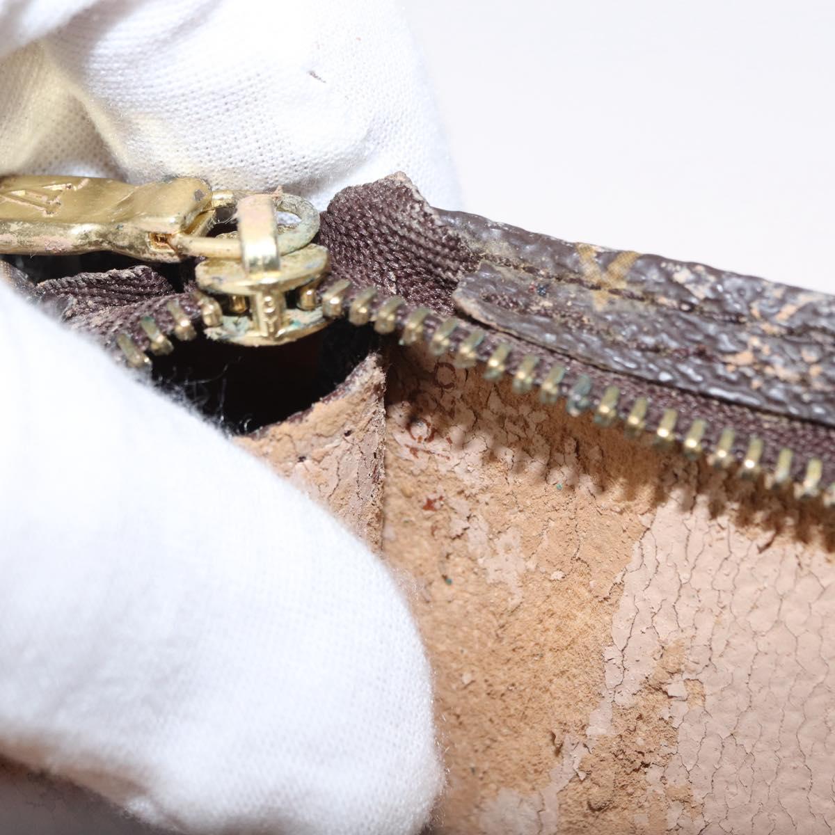 LOUIS VUITTON Monogram Bucket GM Accessory Pouch LV Auth th6538