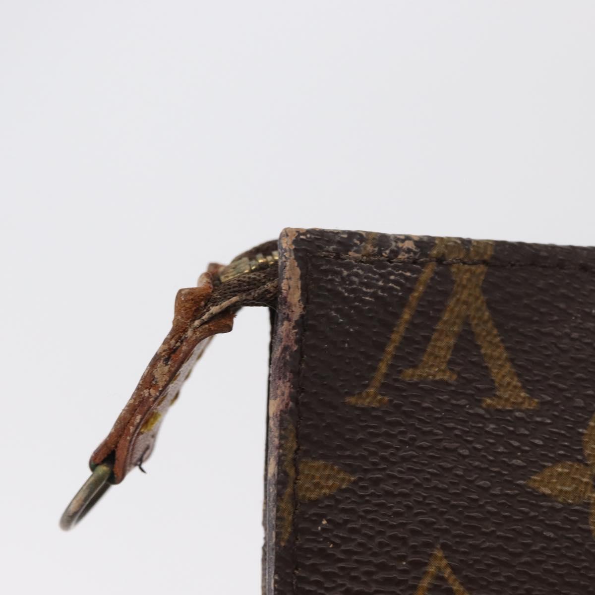 LOUIS VUITTON Monogram Bucket GM Accessory Pouch LV Auth th6538