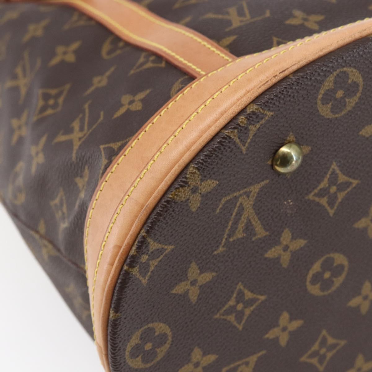 LOUIS VUITTON Monogram Bucket GM Shoulder Bag M42236 LV Auth th6539
