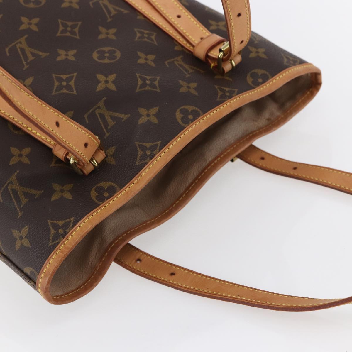 LOUIS VUITTON Monogram Bucket GM Shoulder Bag M42236 LV Auth th6539