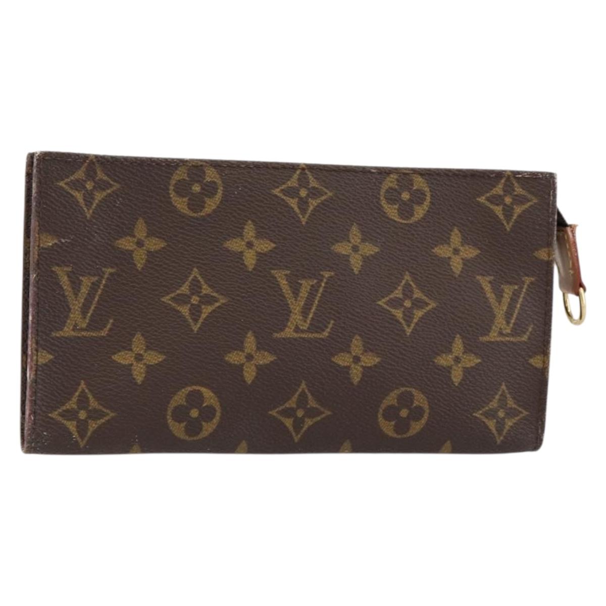 LOUIS VUITTON Monogram Bucket GM Accessory Pouch LV Auth th6540