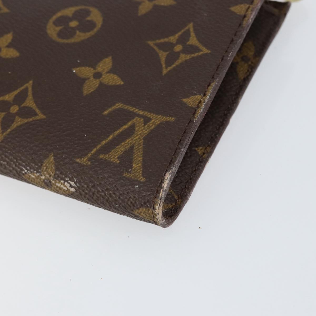 LOUIS VUITTON Monogram Bucket GM Accessory Pouch LV Auth th6540