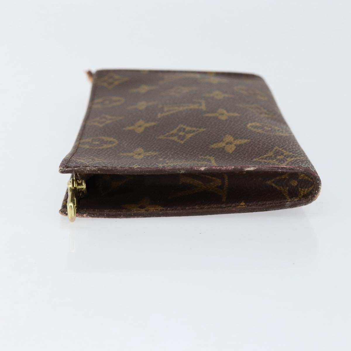 LOUIS VUITTON Monogram Bucket GM Accessory Pouch LV Auth th6540