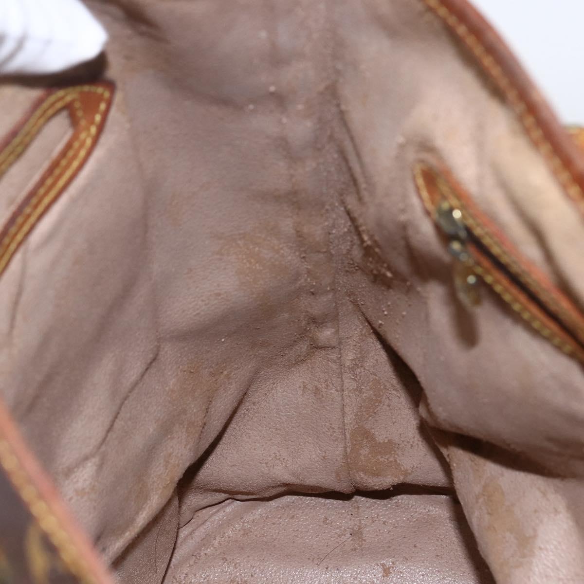 LOUIS VUITTON Monogram Bucket PM Shoulder Bag M42238 LV Auth th6541