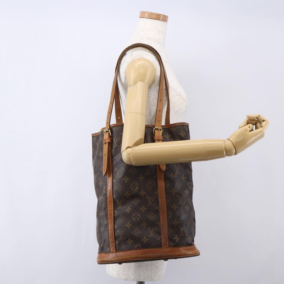 LOUIS VUITTON Monogram Bucket PM Shoulder Bag M42238 LV Auth th6541