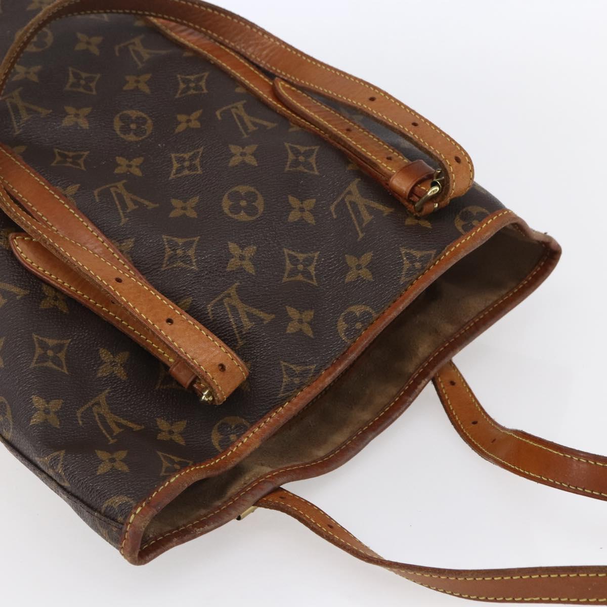 LOUIS VUITTON Monogram Bucket PM Shoulder Bag M42238 LV Auth th6541