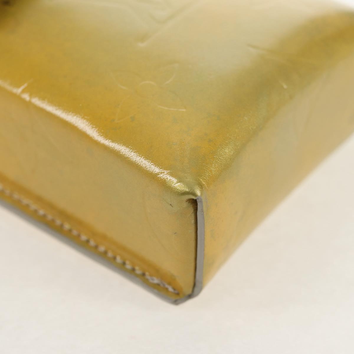 LOUIS VUITTON Monogram Vernis Walker Wallet Gris M91031 LV Auth th6542