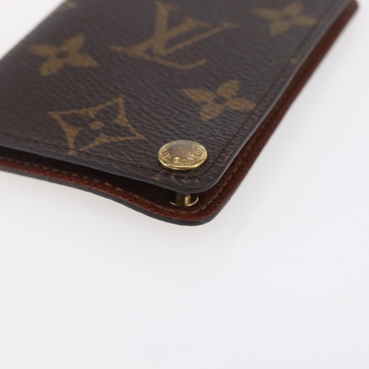 LOUIS VUITTON Monogram Porto Cartes Crdit Pression Card Case M60937 Auth th6543
